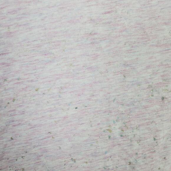 Ivivva Quiet Moments Heathered Pink  Silver Foil Strappy Tank Top Size 14 - Picture 6 of 6